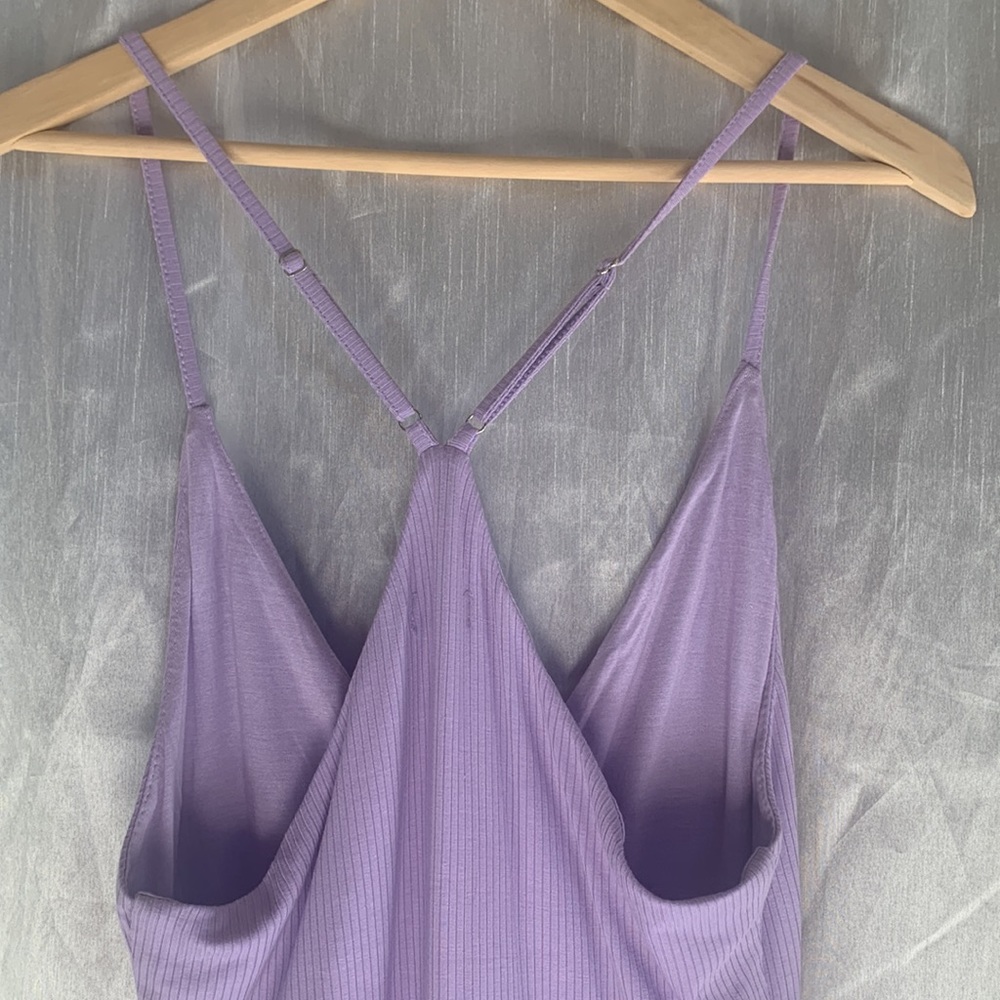 NWT ReVamped Spaghetti Strap Dress in Lilac Size Medium - Picture 6 of 7